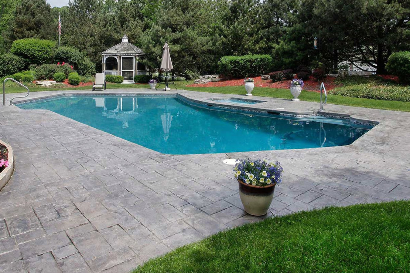 Concrete pool decks in Beaumont, CA